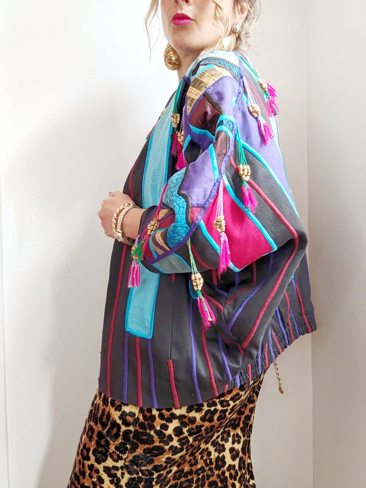 80s Judith Roberts Jacket Wearable Art