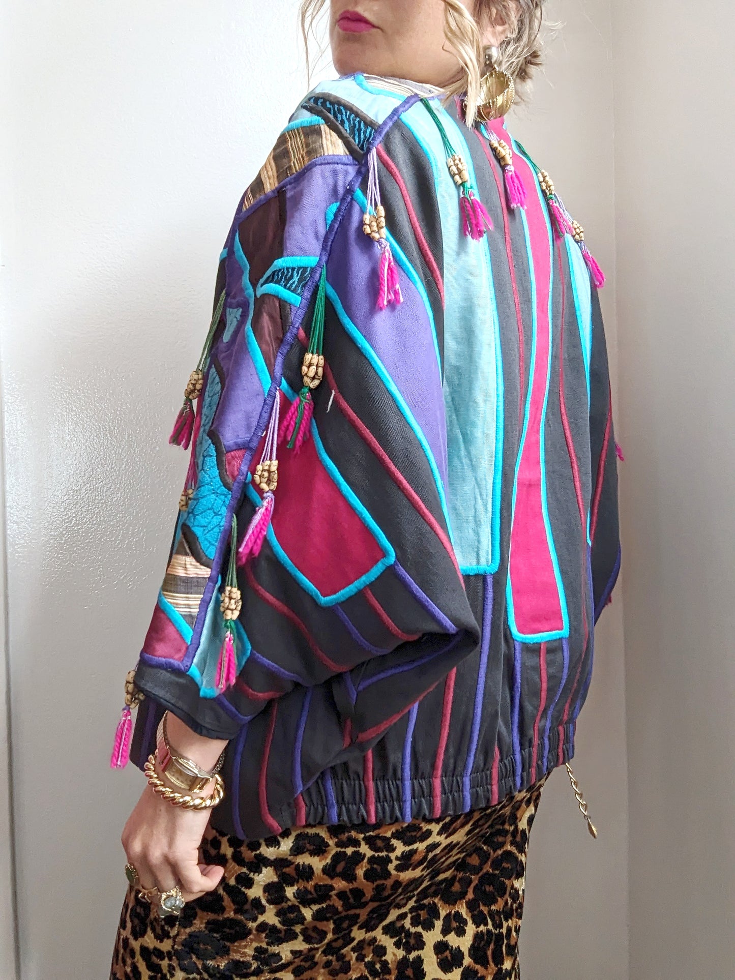 80s Judith Roberts Jacket Wearable Art