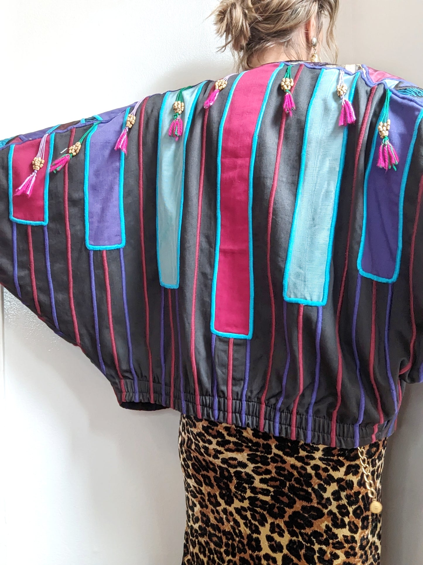 80s Judith Roberts Jacket Wearable Art