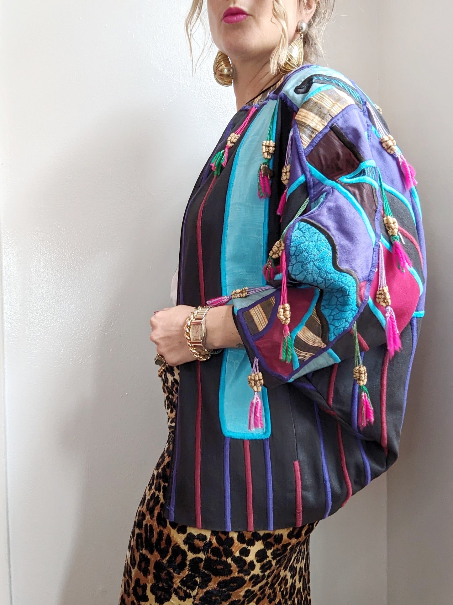 80s Judith Roberts Jacket Wearable Art