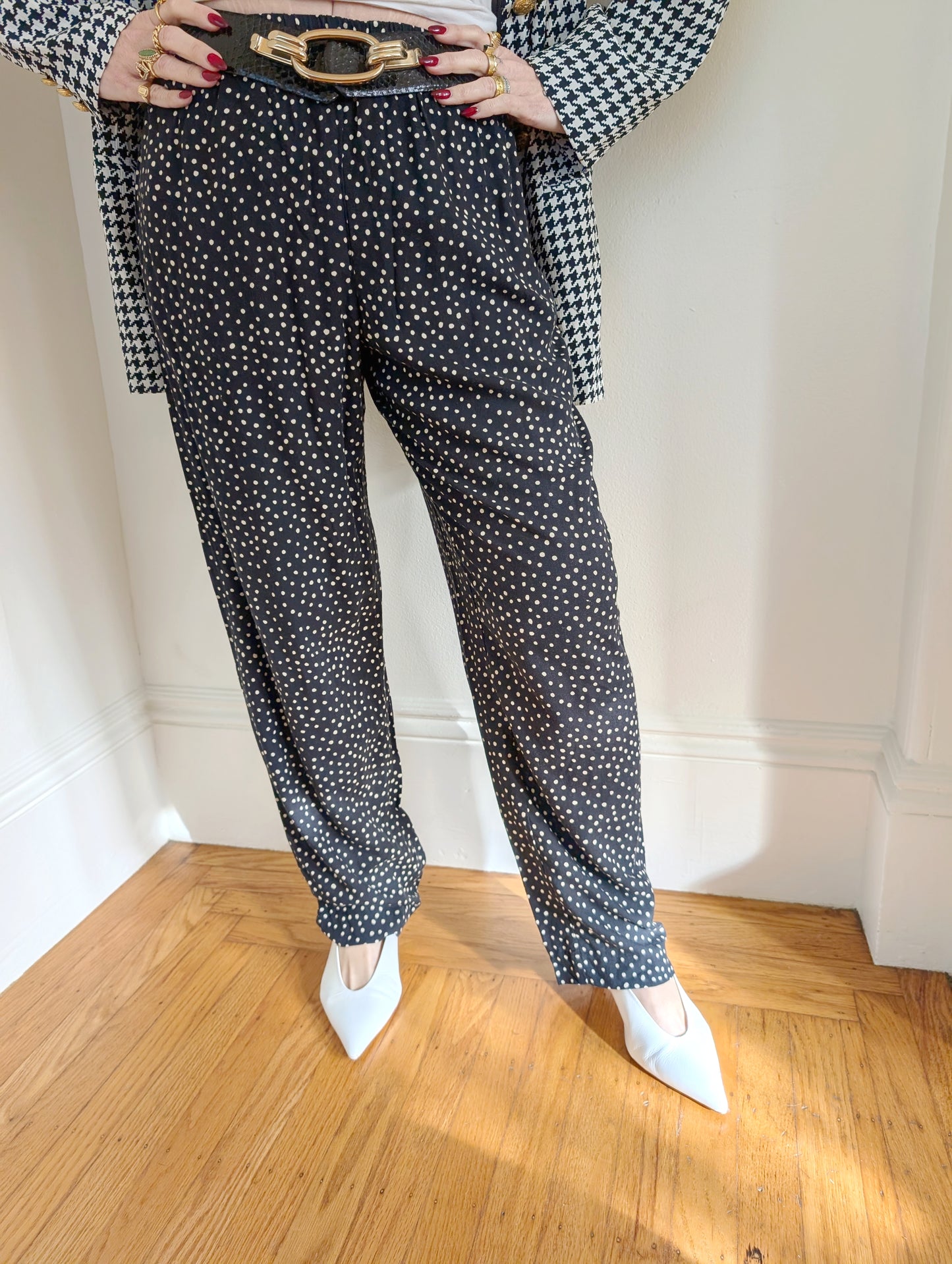 90s Polka-dotted Pants