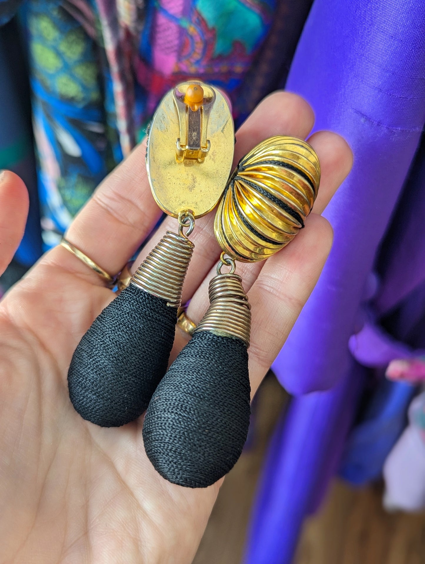 Vintage Oversized Drop Earrings