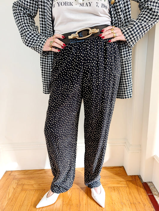 90s Polka-dotted Pants