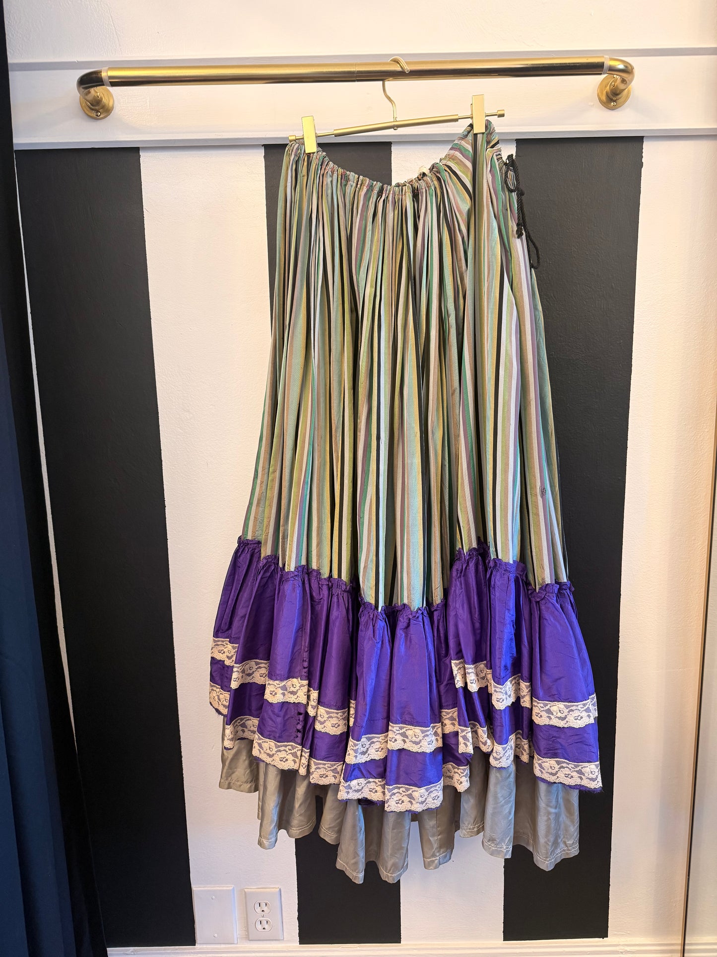 1930s Candy Stripe Skirt