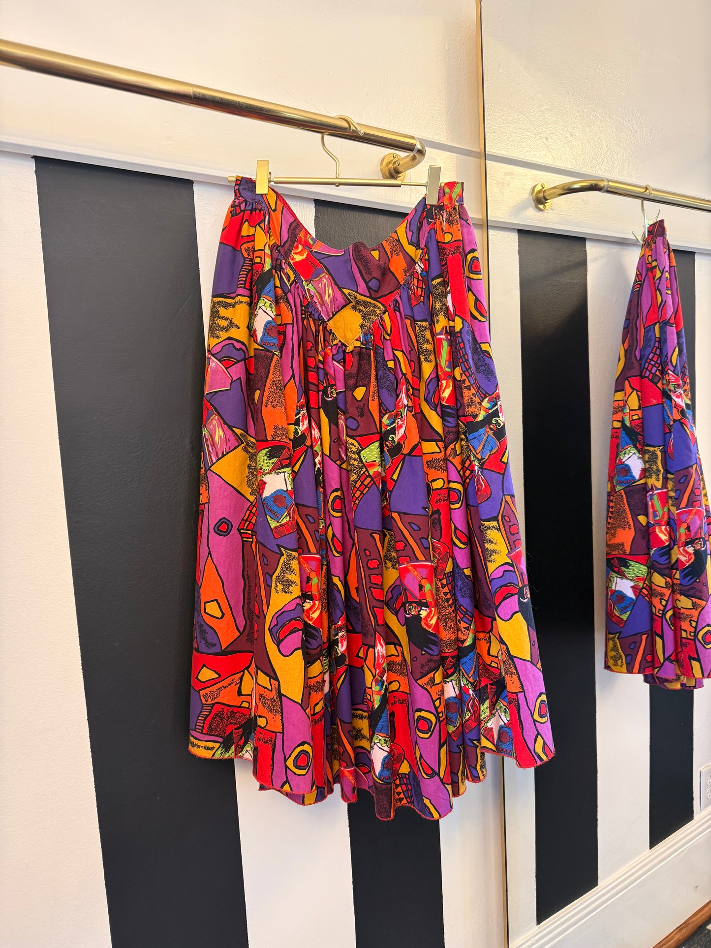 80s Reworked Cotton Puff Shoulder Set
