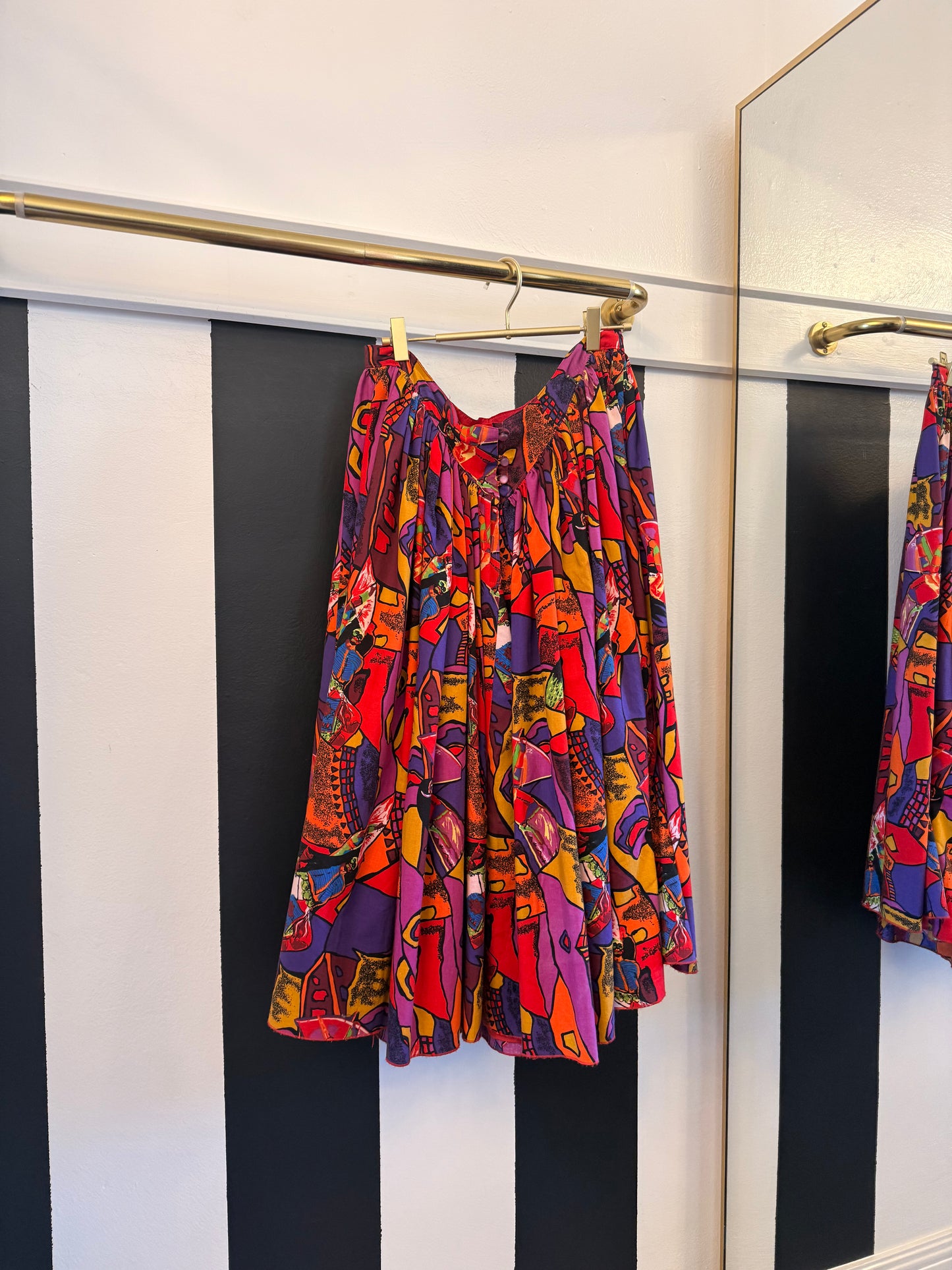 80s Reworked Cotton Puff Shoulder Set