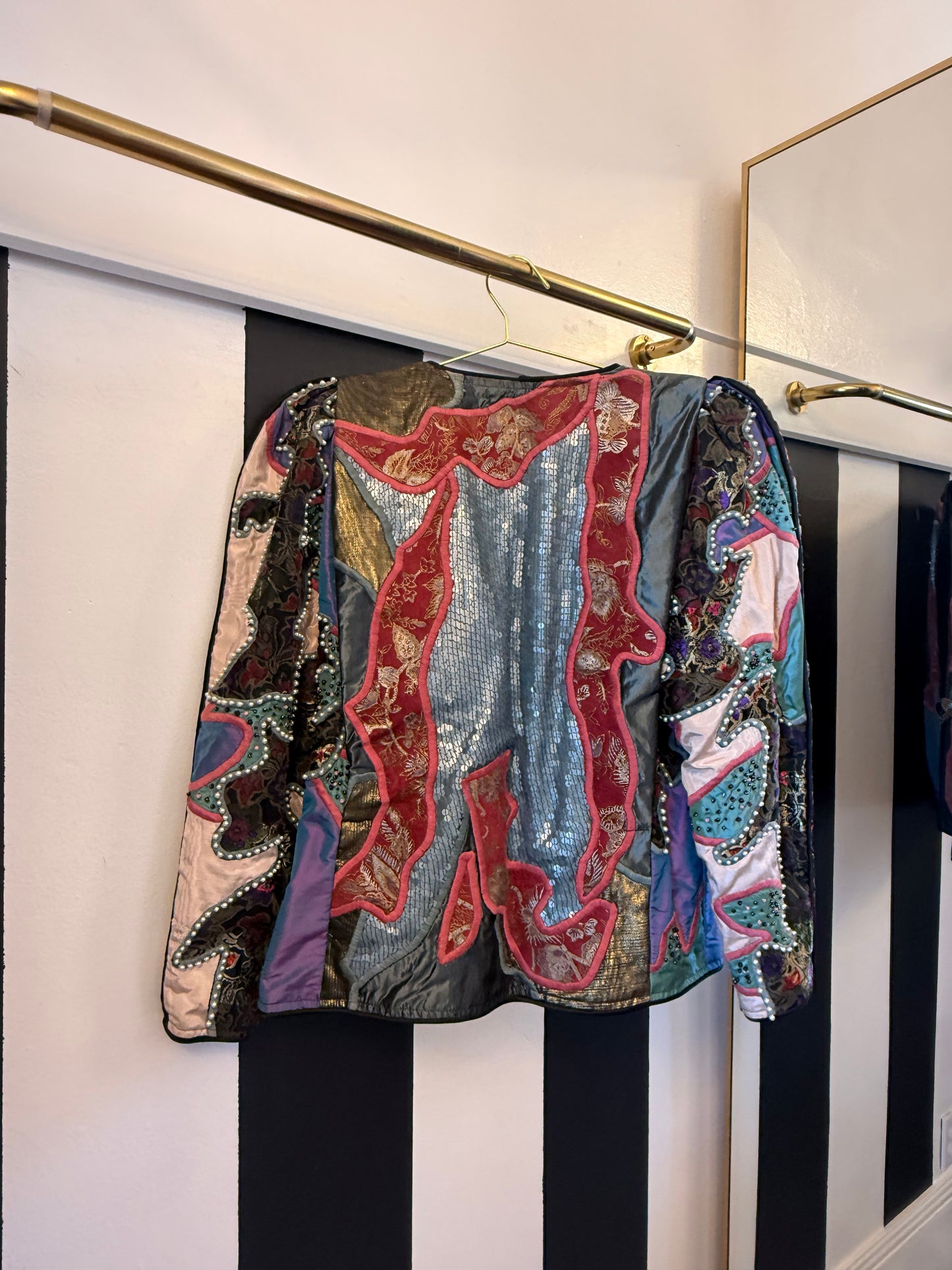 80s Judith Roberts Beaded Sequin Jacket