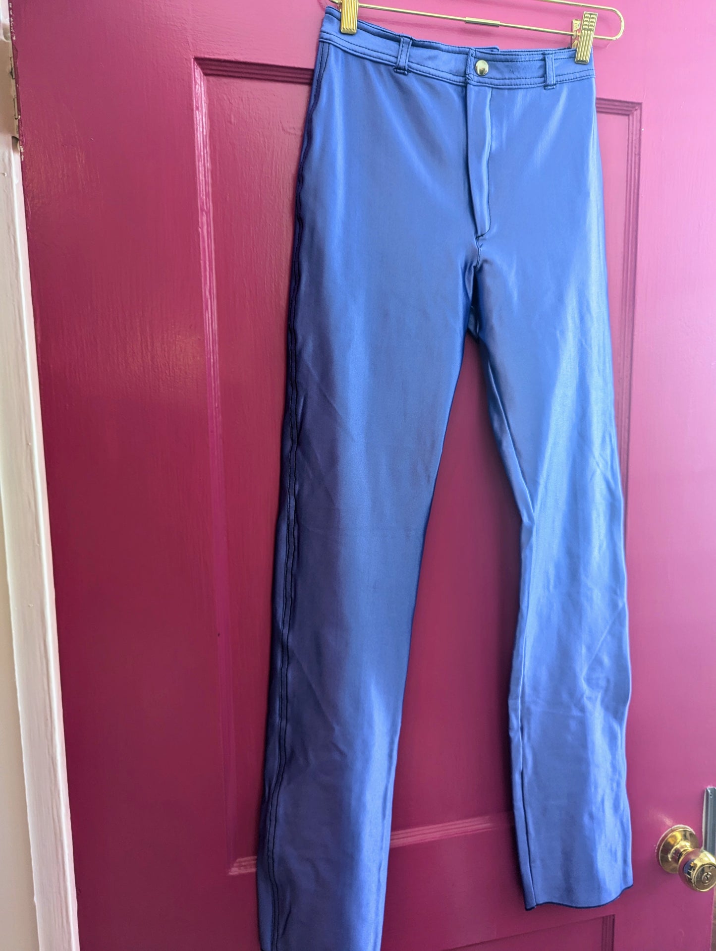 70s Parisian Dance Pants Purple