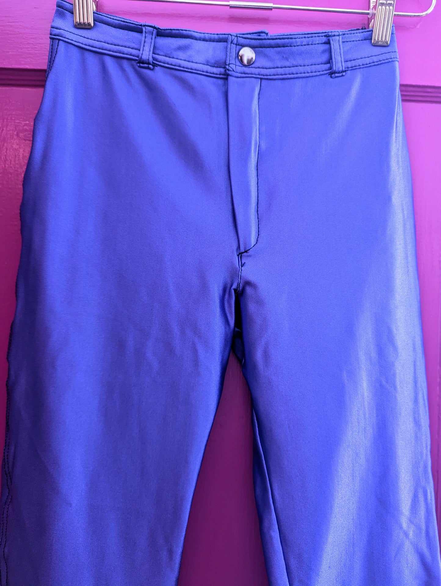 70s Parisian Dance Pants Purple