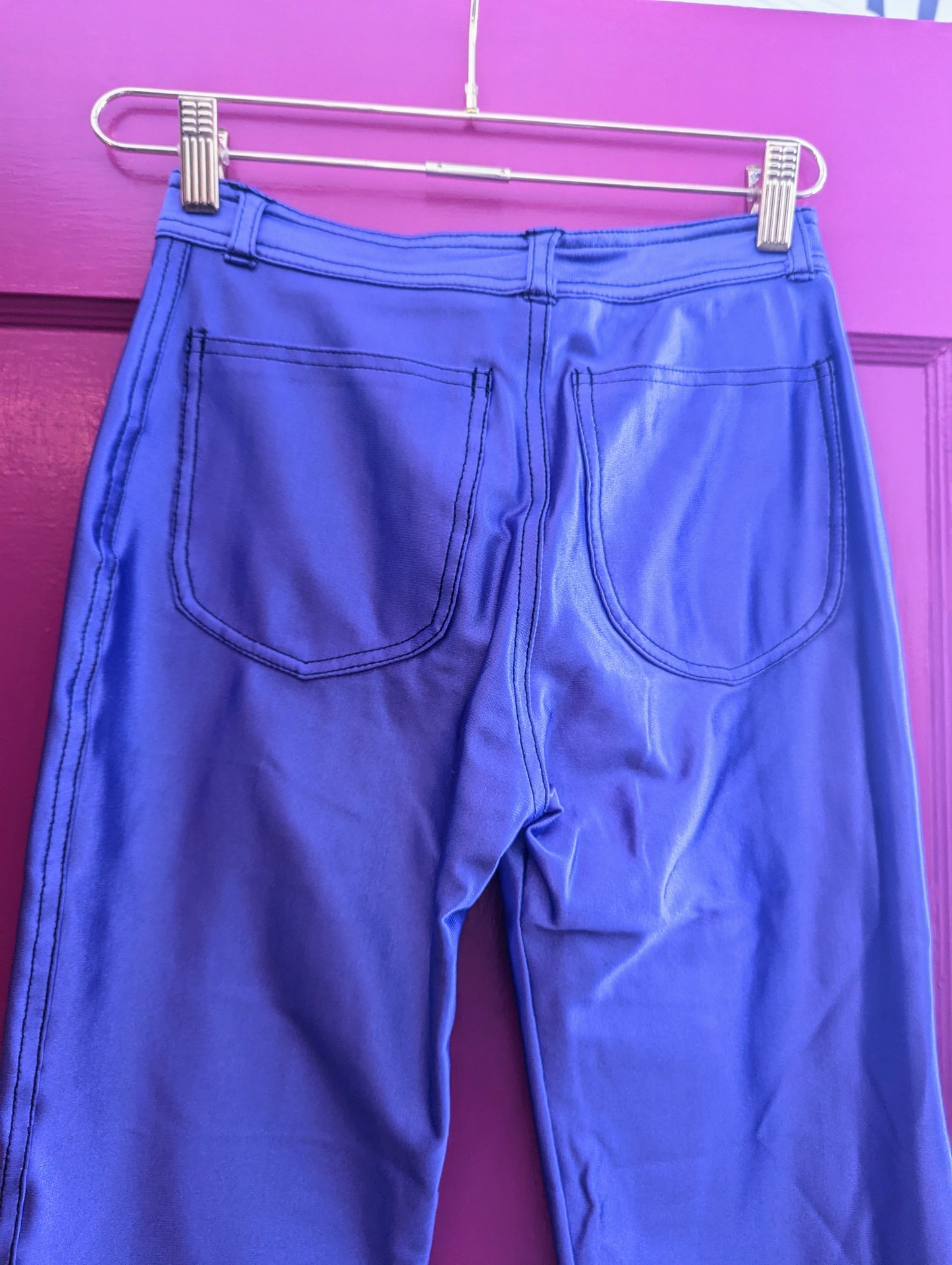 70s Parisian Dance Pants Purple