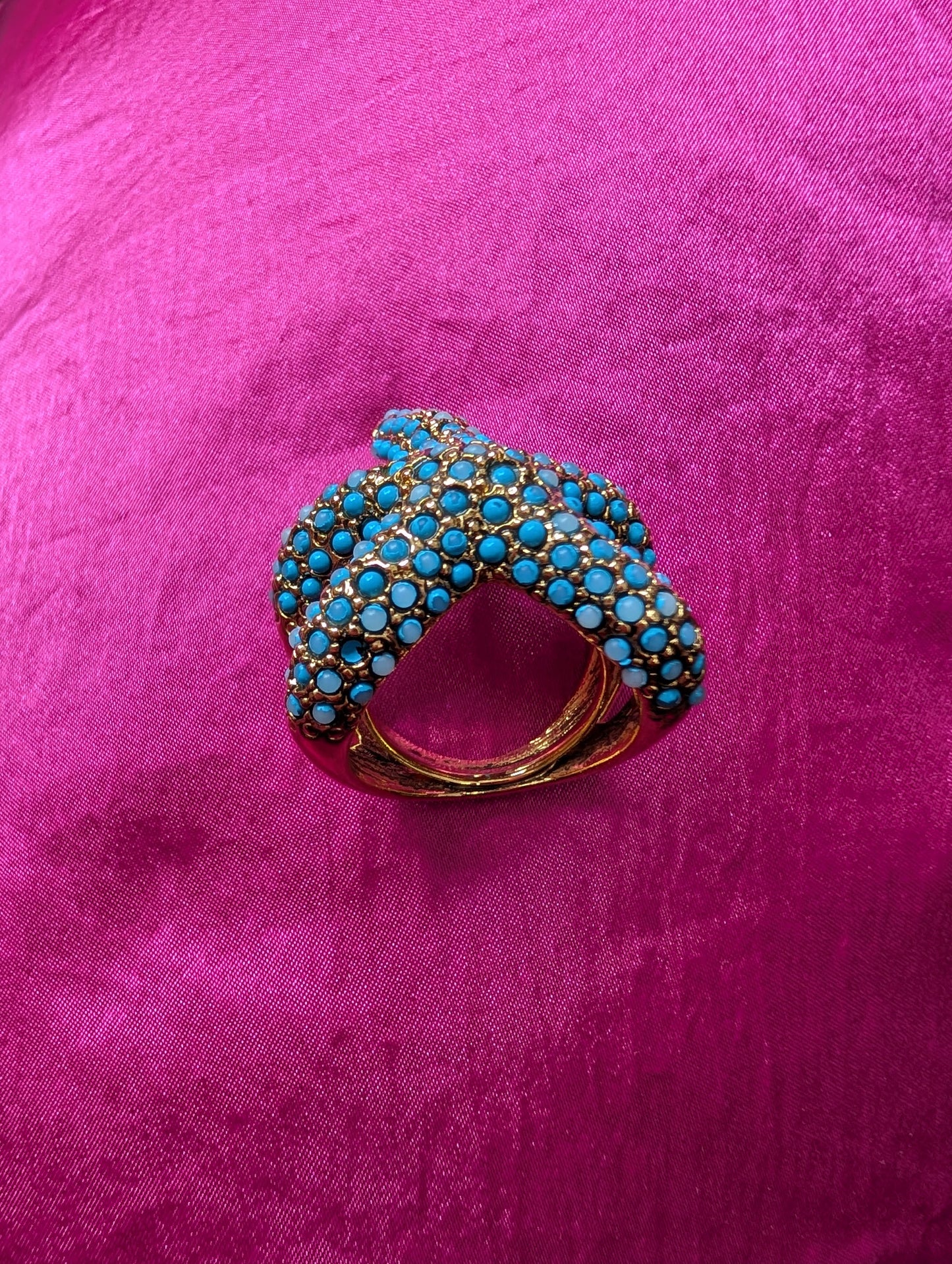 Vintage Starfish Wrap Ring