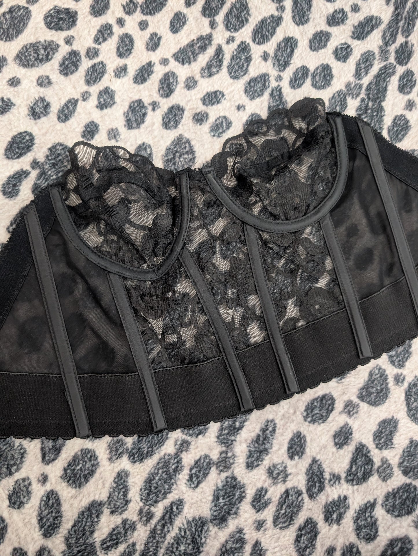 90s Lace Corset Top