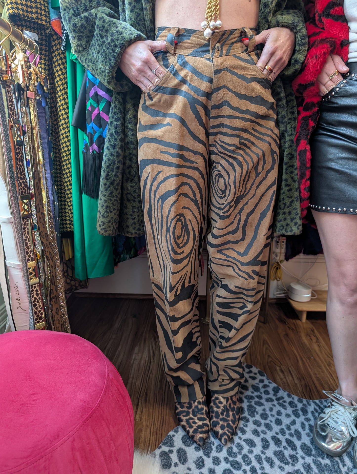 80s Tiger Suede Pants
