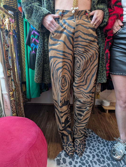 80s Tiger Suede Pants