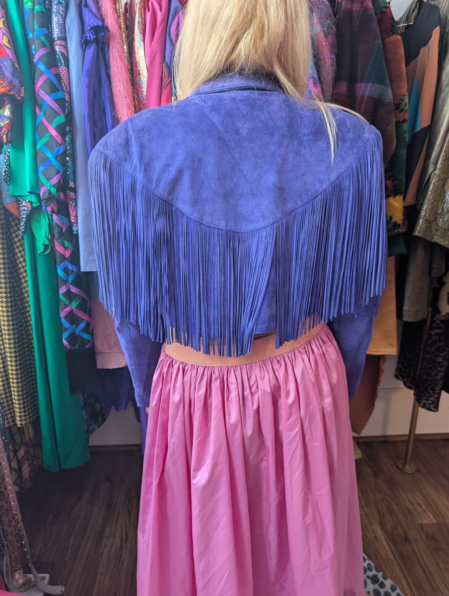 80s Re-worked Barbie Maxi Skirt