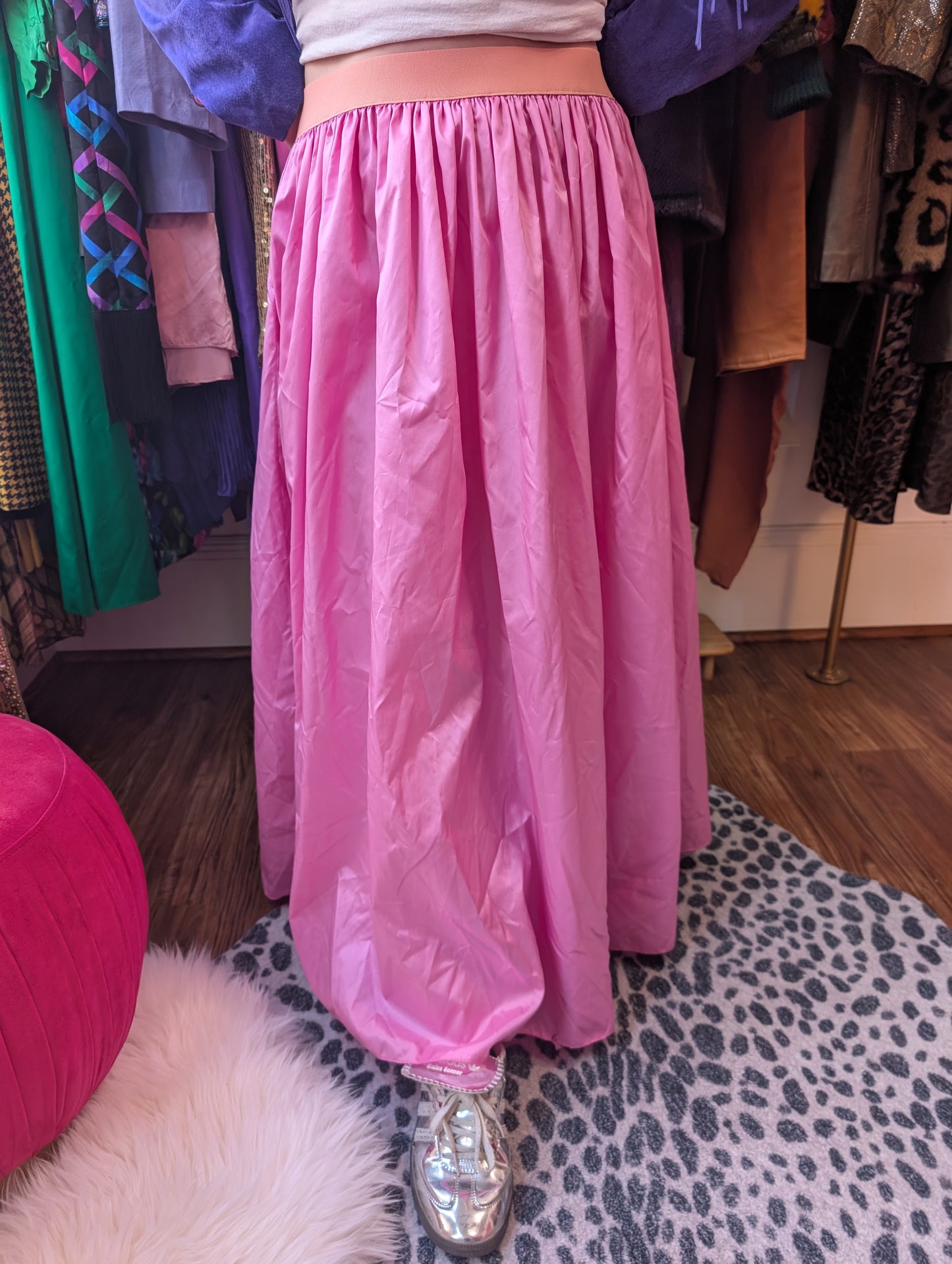 80s Re-worked Barbie Maxi Skirt