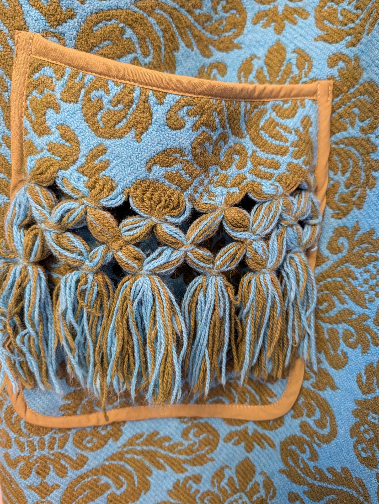 The Loretta Fringe Jacket | Turquoise & Olive