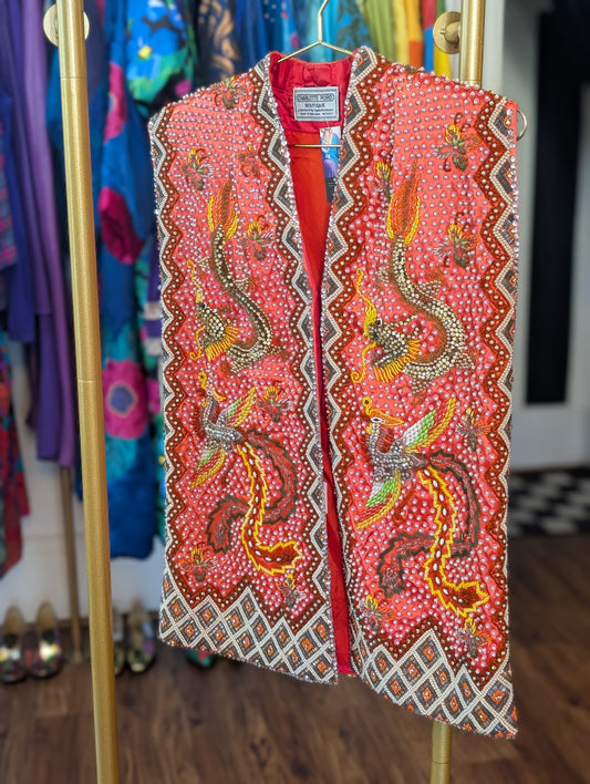 Charlotte Ford Hand-Beaded Dragon Jacket
