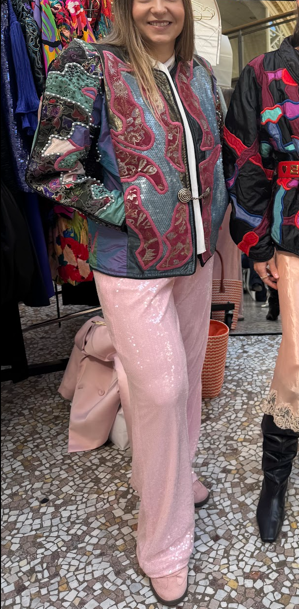 80s Judith Roberts Beaded Sequin Jacket