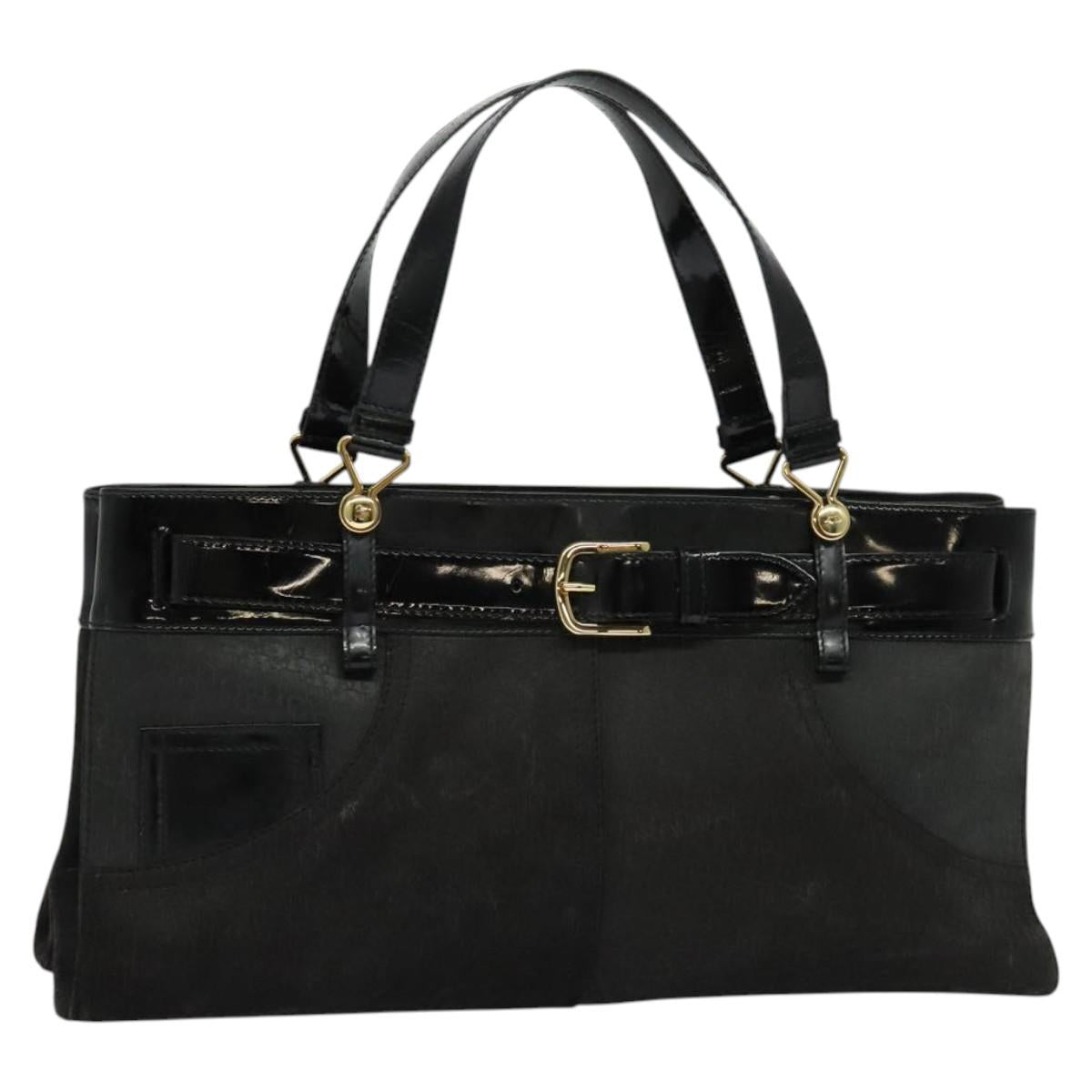 Vintage Y2K Christian Dior Oblique Suede Pants Handbag