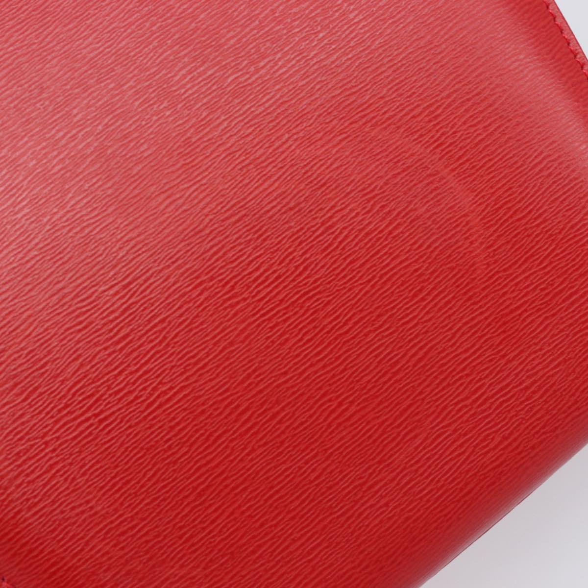 Vintage 80s/90s Christian Dior Red Leather 2-Way Handbag