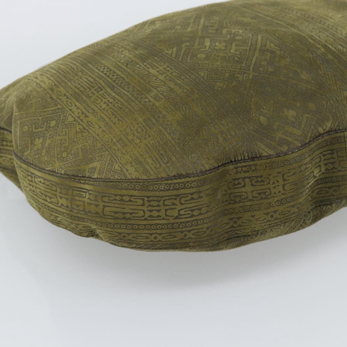 Vintage Y2K Salvatore Ferragamo Olive Suede Hobo Bag