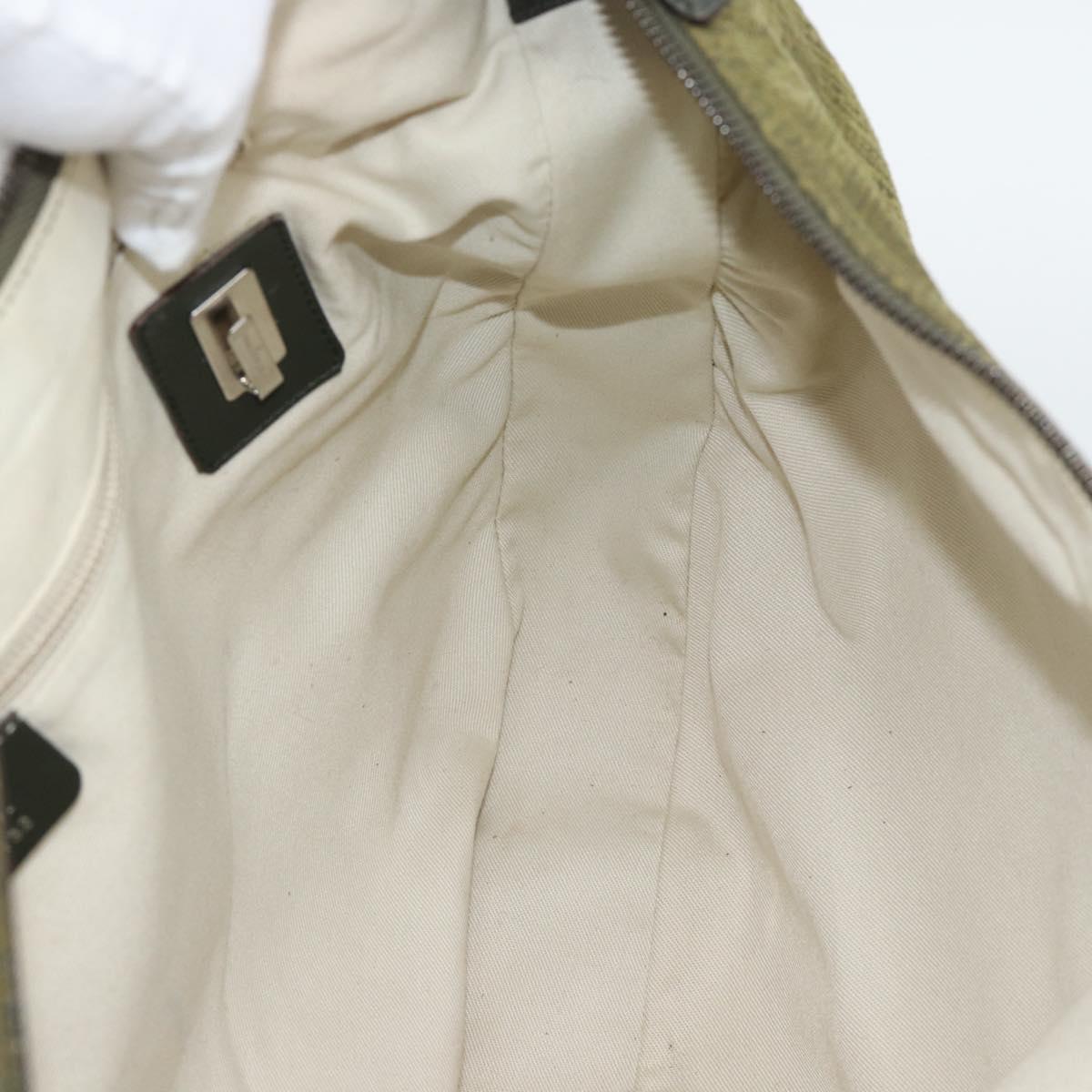Vintage Y2K Salvatore Ferragamo Olive Suede Hobo Bag