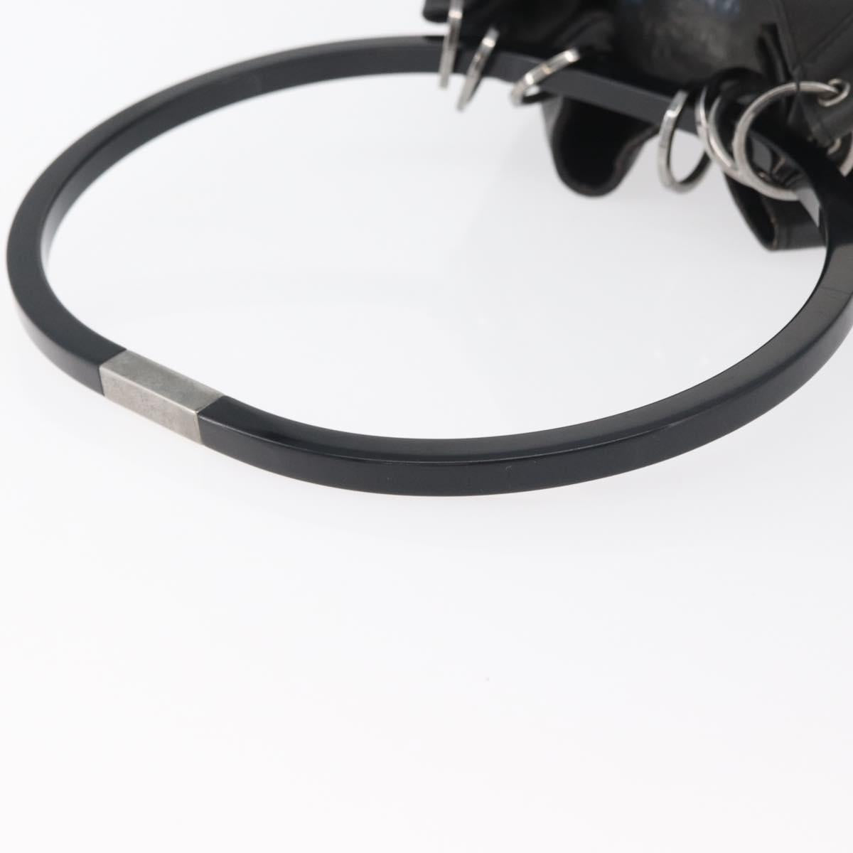 Vintage 1999 Tom Ford Gucci Black Leather Ring Handle Bag