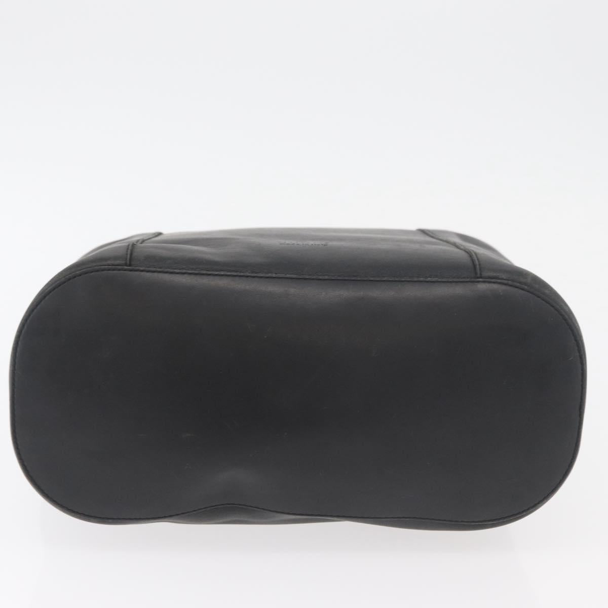 Vintage 1999 Tom Ford Gucci Black Leather Ring Handle Bag