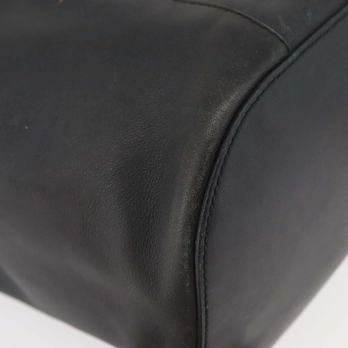 Vintage 1999 Tom Ford Gucci Black Leather Ring Handle Bag
