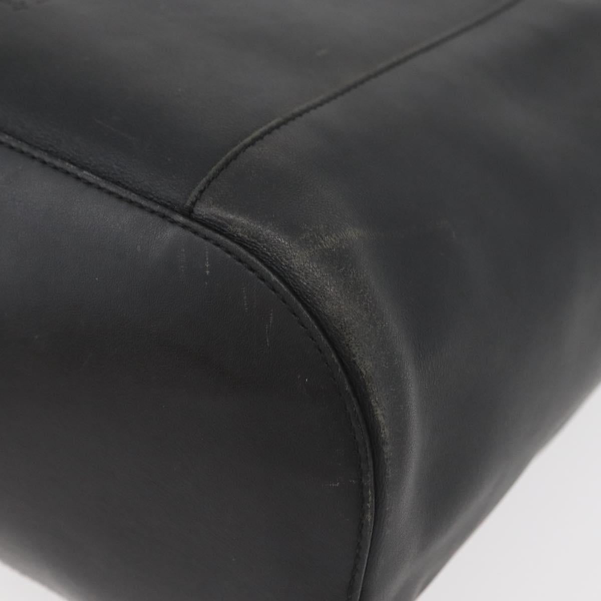 Vintage 1999 Tom Ford Gucci Black Leather Ring Handle Bag