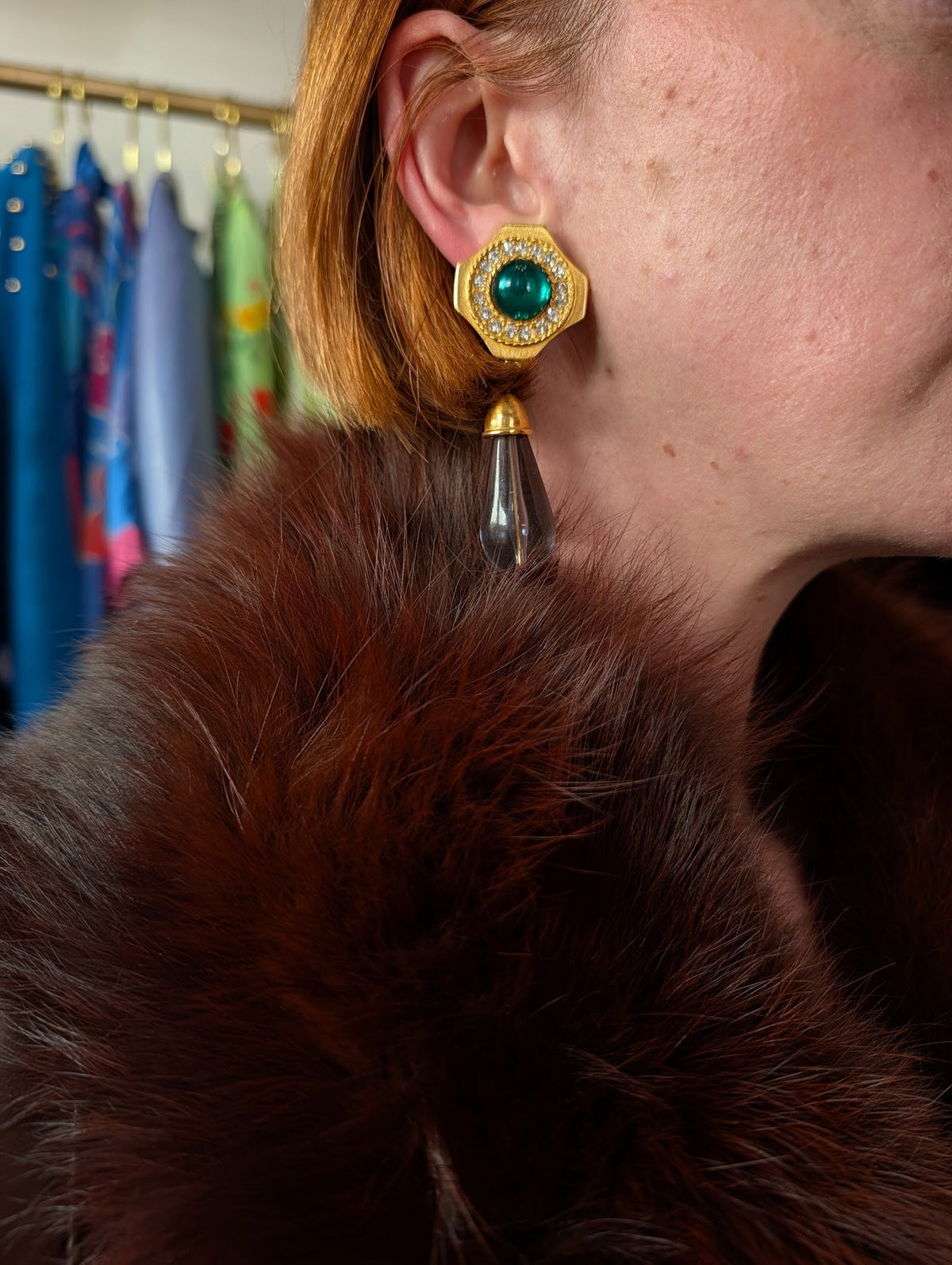 Auburn Genuine Fox Fur Collar