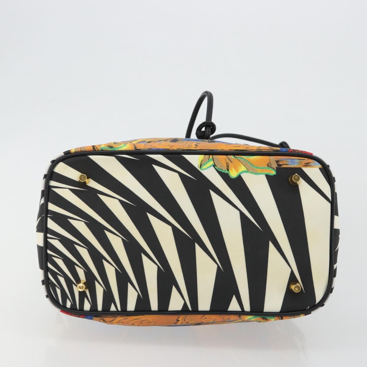 Vintage 80s/90s Gianni Versace Checkerboard Barocco Bucket Bag