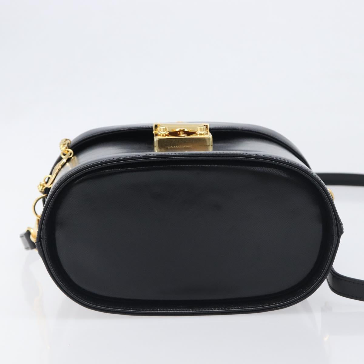 Vintage 90s Gianni Versace Sunburst Leather Vanity Bag