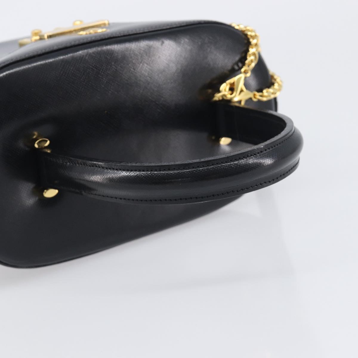 Vintage 90s Gianni Versace Sunburst Leather Vanity Bag