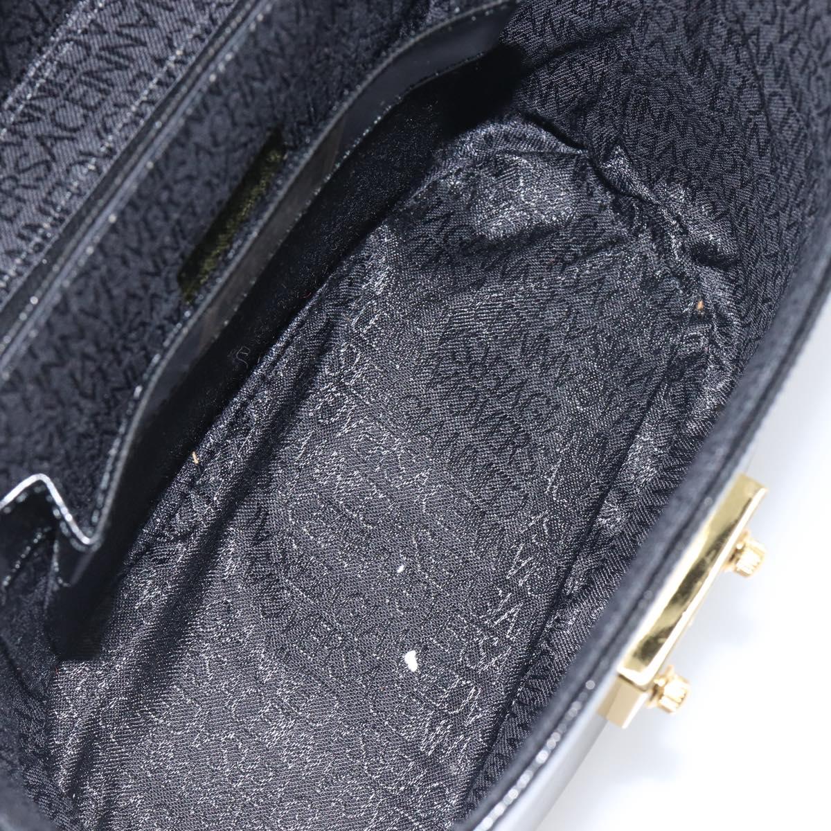 Vintage 90s Gianni Versace Sunburst Leather Vanity Bag