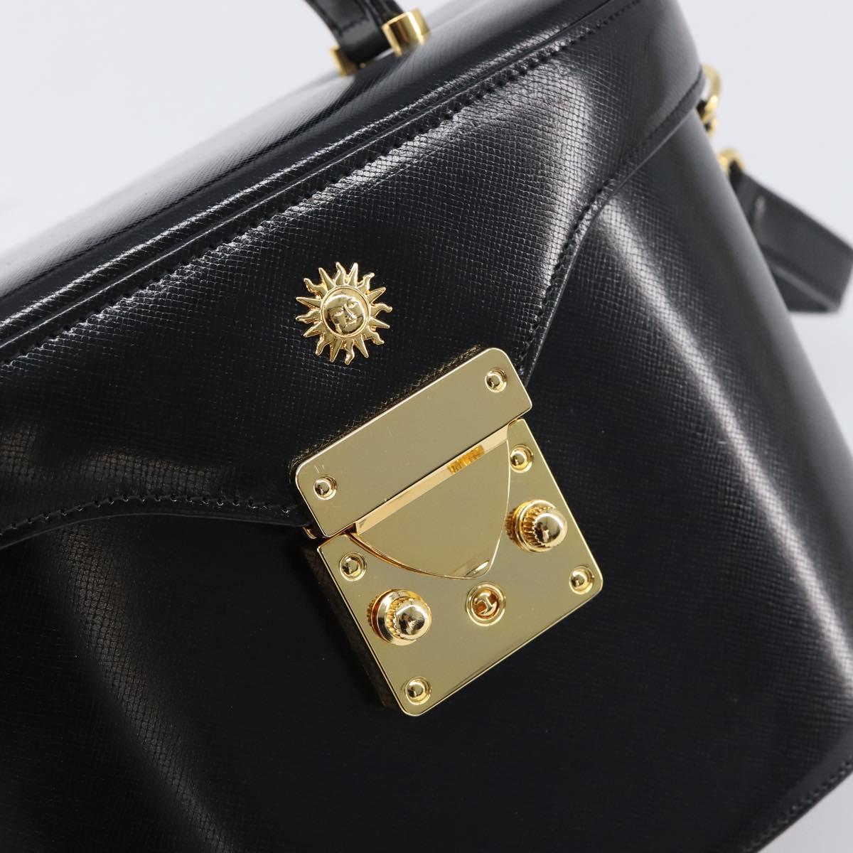 Vintage 90s Gianni Versace Sunburst Leather Vanity Bag