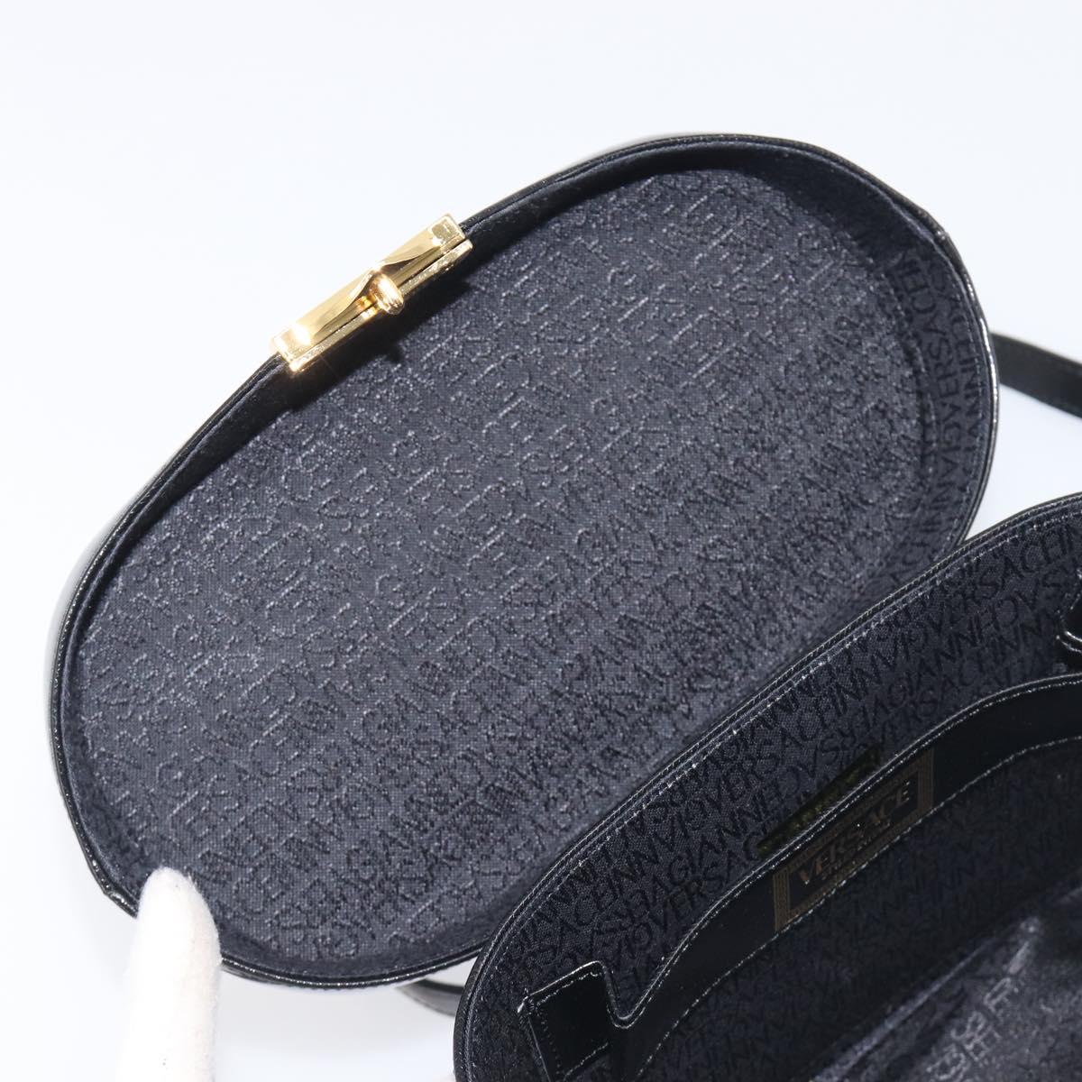 Vintage 90s Gianni Versace Sunburst Leather Vanity Bag