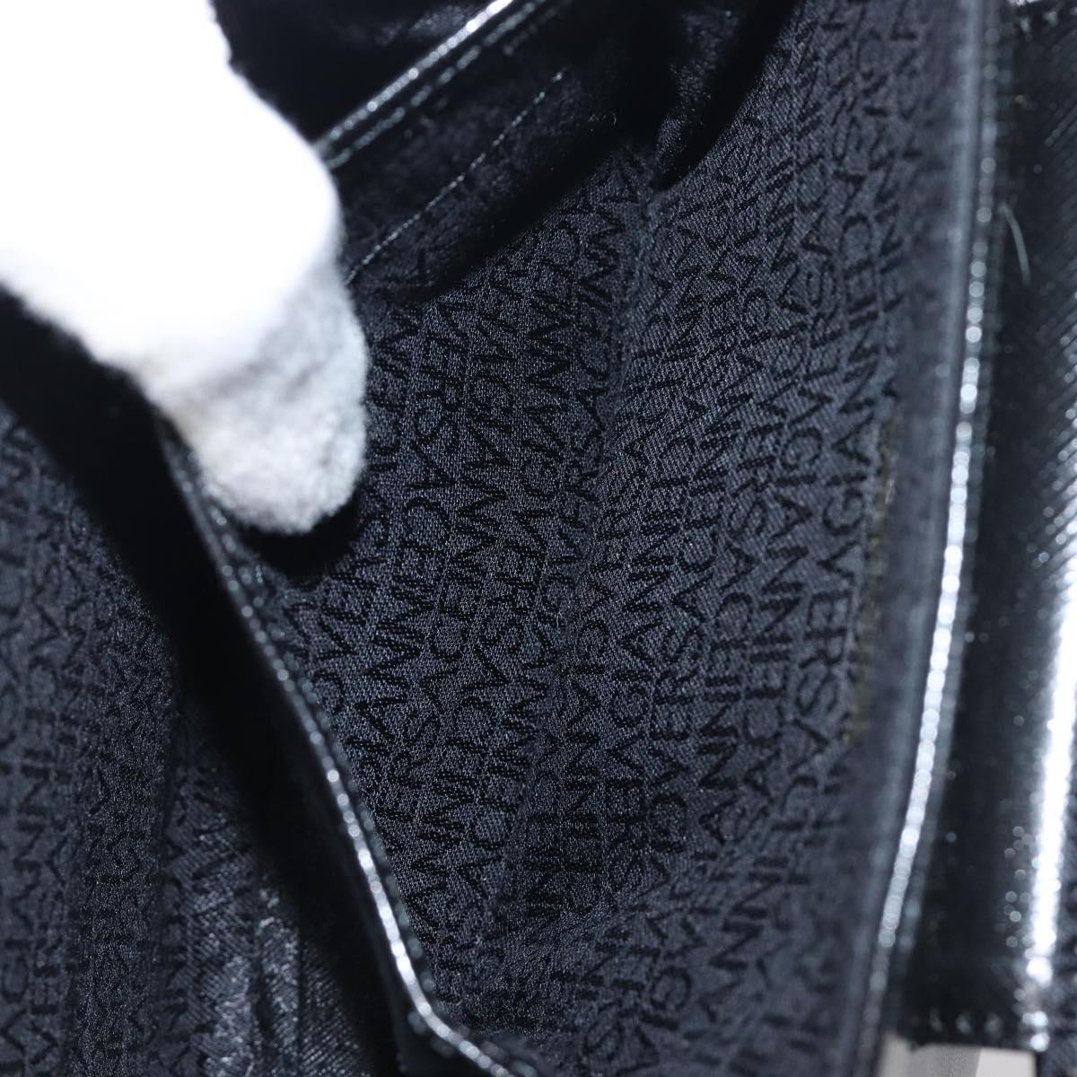 Vintage 90s Gianni Versace Sunburst Leather Vanity Bag